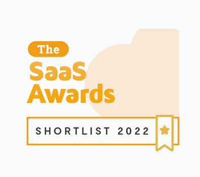 The SaaS awards logo.